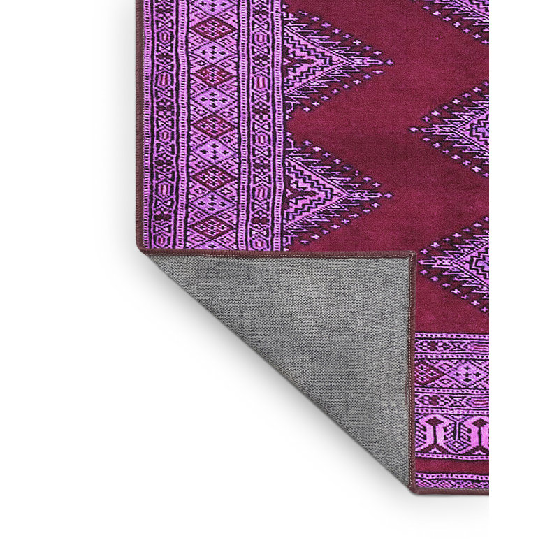 Washable Oriental Indoor Rug, Rectangle 7' x 10'