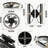 Kordae Indoor Bedroom Flush Mount Ceiling Fan with Light-1787126206-1780931460