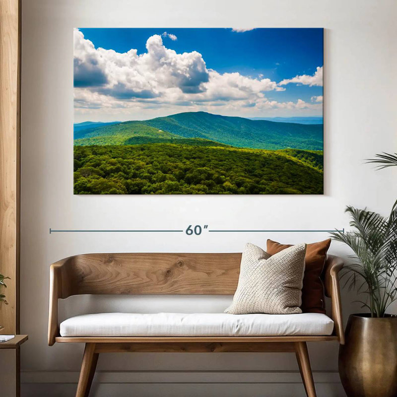 Scène Alvord Blue Ridge Mountains, H 34 po x l 51 po