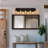 5-Light Wall Lighting (Walnut+Black)