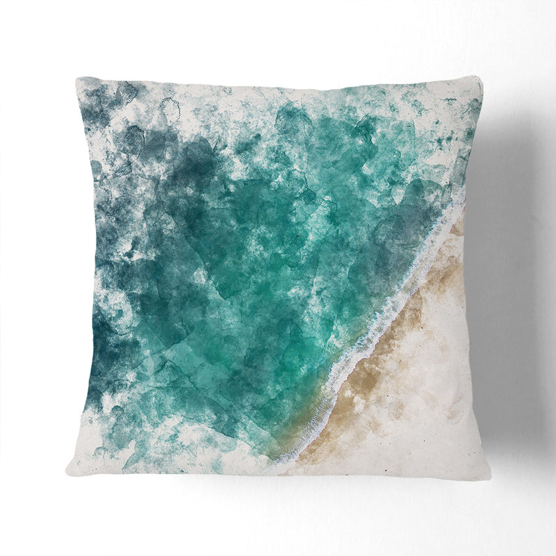 Square Throw Cushion, White, 55cm H x 55cm W x 20cm D