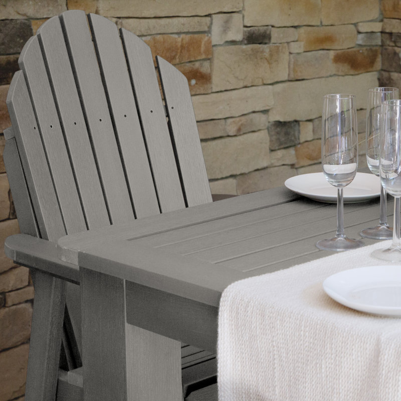 Ensemble repas pour 6 personnes Macias, H 40,5 po x l 84 po L 115 po, Gris havre