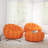 Kayi 48.43" Upholstered Pumpkin-shaped Club Accent Compression Chair With Ottoman(set Of 2), No Assembly Required-112510847