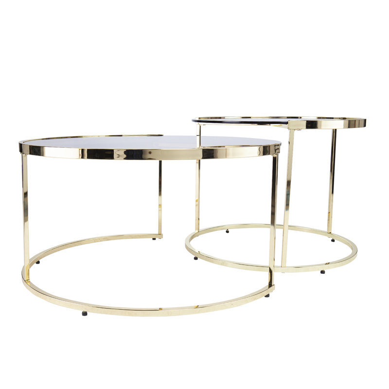 Ensemble de tables gigognes 2 pièces Martley