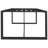 Patio Dining Table Anthracite 47.2" x 23.6" x 26" Aluminum