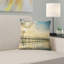 Housse de coussin carrée Long Jetty Foreshore Reserve with Clouds Sea Bridge-85641184
