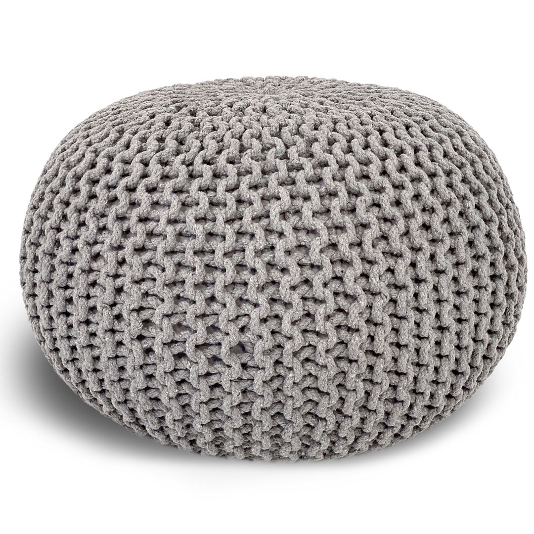 Pouf Strickhocker Bianaca