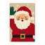 Tapis abstrait moelleux et moelleux à motif abstrait et moderne de Noël beige-1314420809