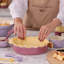IN THE MEADOW PIE PINK DISH 9"