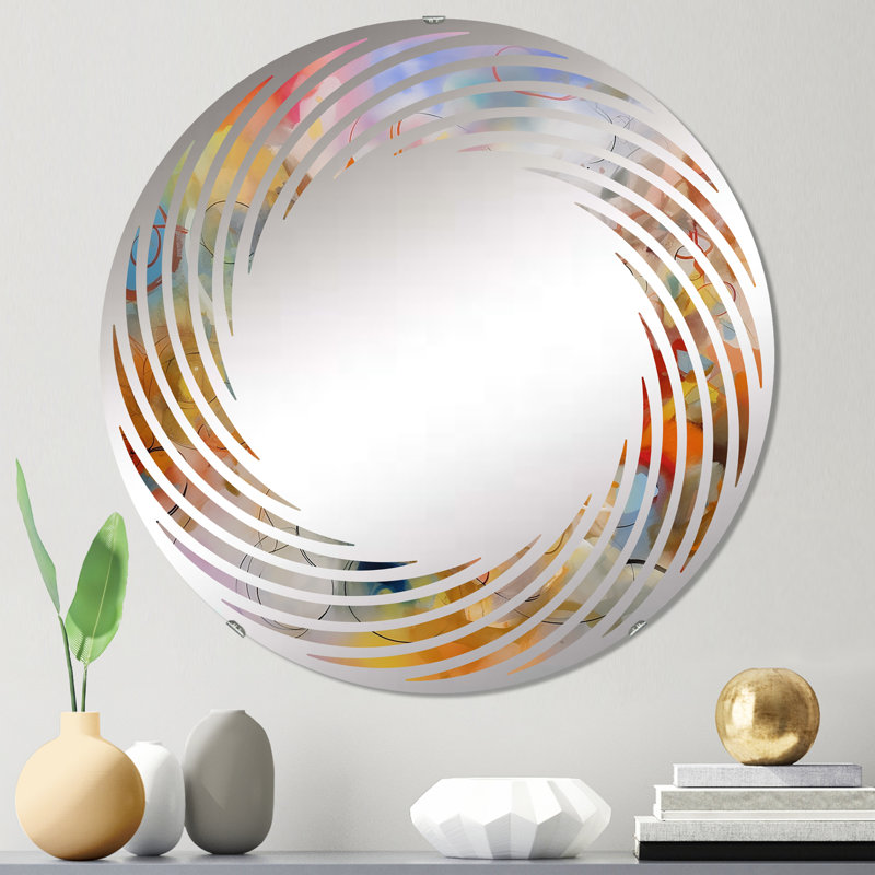 Anshumaan Circle Mirror, 23.6" x 23.6"