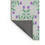 Tapis vert/mauve tissé à la machine-253986321