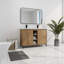 Meuble-lavabo autoportant 48 po avec lavabo double, charnière de porte à fermeture douce