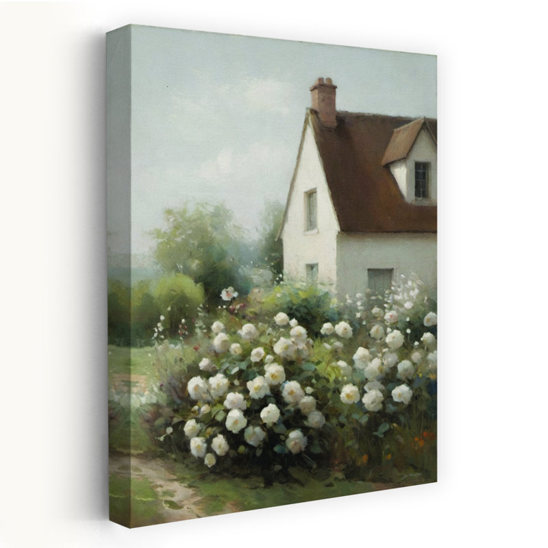 Art contemporain, paysage abstrait pacifique romantique, H 36 po x l 24 po