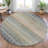 Machine Washable Indoor/Outdoor Xhevrie Gray Rug-111820066