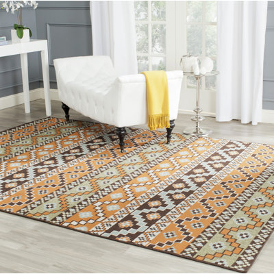 Mcdowell Geometric Indoor / Outdoor Area Rug