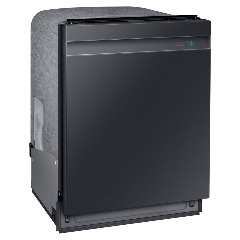 Samsung Smart Linear Wash 39dBA Dishwasher, Black Stainless Steel