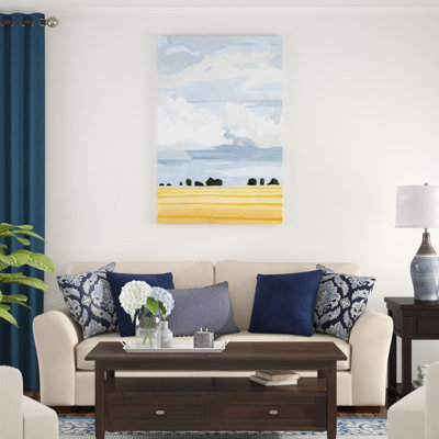 'Pale Cloudscape II' by Emma Scarvey - Painting Print