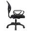 Chaise de travail rond à dossier moyen
