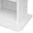 Media Storage Cabinet, 8-Tier DVD Shelf Organizer, 22.01 x 8.74 x 50.98 in Multimedia Storage Organizer for CDs, DVDs, Books & Games, CD Shelf for Living Room, Home Office, Recording Room, White