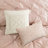 7 Piece Tufted Comforter Set Blush