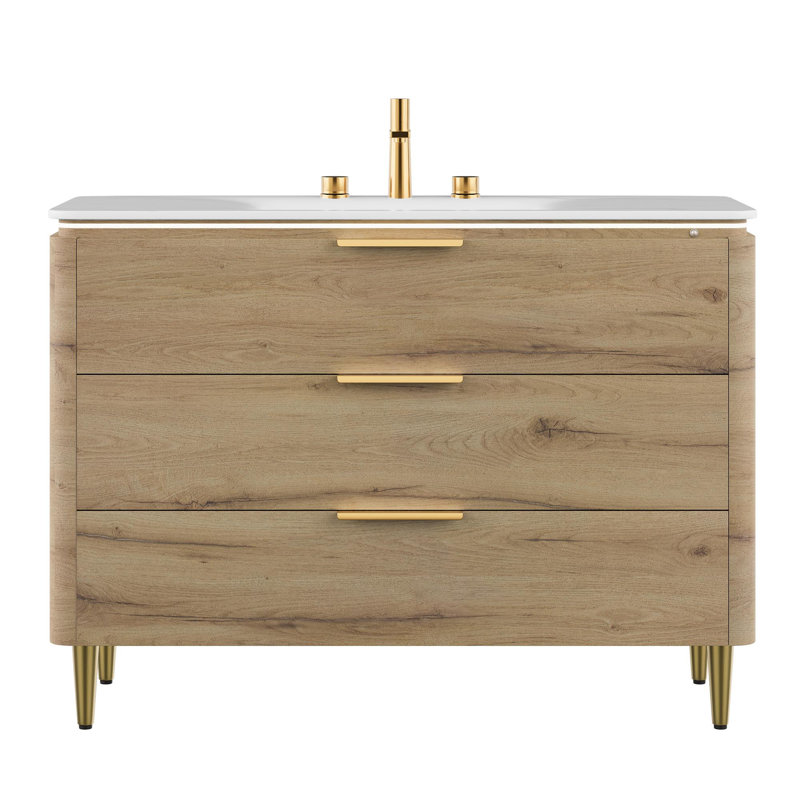 Meuble-lavabo 48 po avec lavabo et rangement, 48"