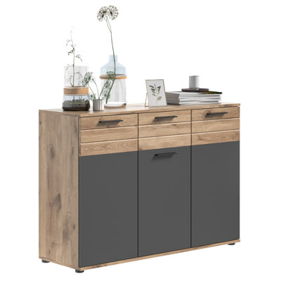 Gvantsa Engineered Wood 4 - Door Rectangle Accent Cabinet