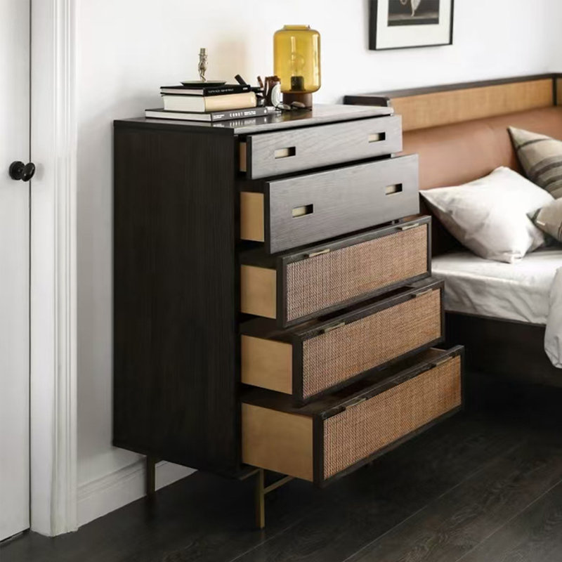 Commode à cinq tiroirs Nordic Retro