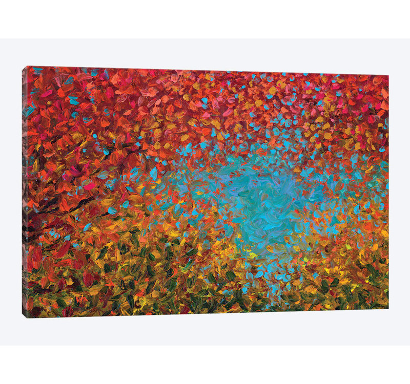 « rm 076 » par iris scott abstracts, impression sur toile, H 8 po x l 12 po x P 0,75 po, Toile tendue, Pas de tapis
