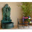 Bronze Lion Head & Nymphs Fountain