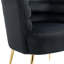 Fauteuil d'appoint rembourré classique en velours 0454F01C375B413CAA79F07379C234F7-104236721