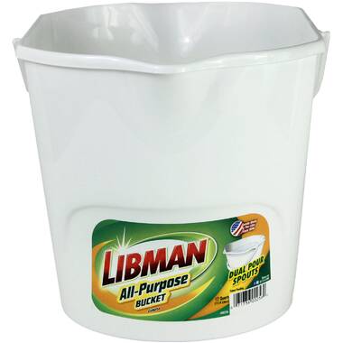 Libman Clean & Rinse Bucket with Wringer 4 Gallon