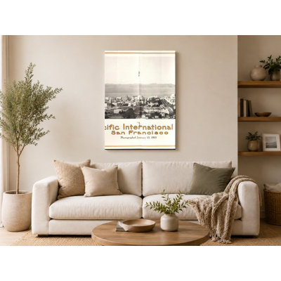 Panama Pacific International Exposition 1915 San Francisco Vintage Panoramic Poster Wall Art - Canvas Wall Art
