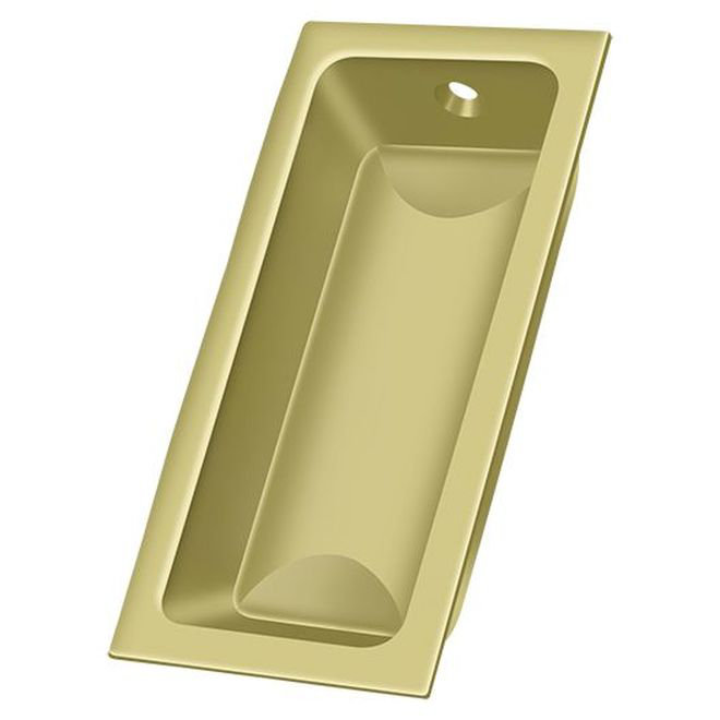 Recessed Pull, Polished Brass