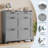 4-Tier Large Shoe Storage Cabinet with 2 Flip Drawers & Top Drawers, Freestanding Shoe Organizer for Entryway, Hallway-1150164884