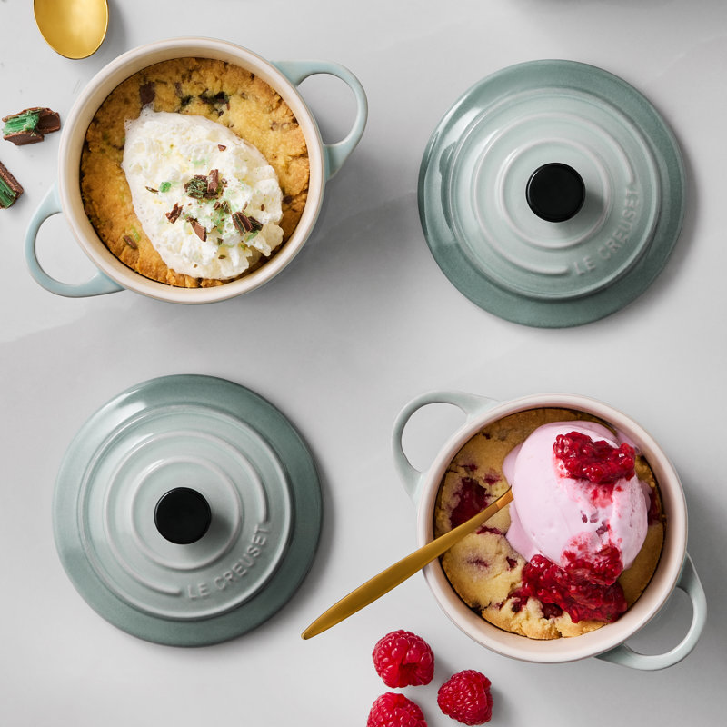Le Creuset Stoneware Petite Round Casserole, Sea Salt