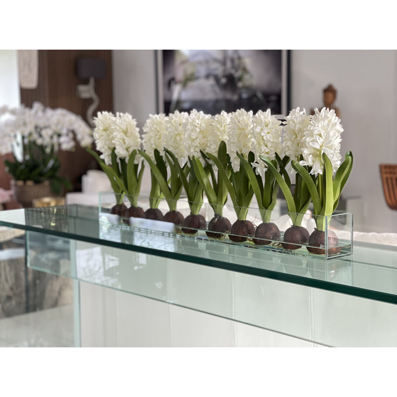 Hyancinths Floral Arrangement in Planter
