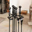 Iron Fireplace Tool Set