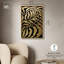 Nature Waves Noir, toile délicate, art mural par Art Remedy-105277775-105277778