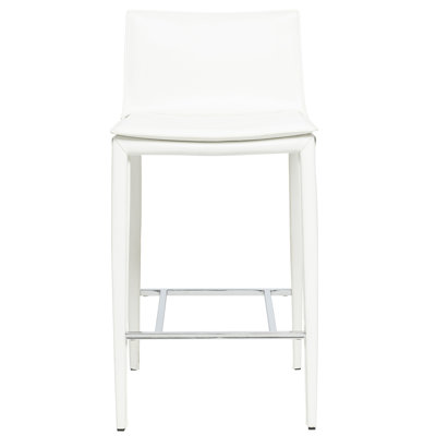 Tabouret de comptoir en cuir 25,5 po Holleman