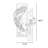 Black + White Rectangle Sandstone Wall art-1882928796-1882928792