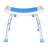 Padded Shower Stool With Adjustable Height, Non-Slip Feet And Seat Pad