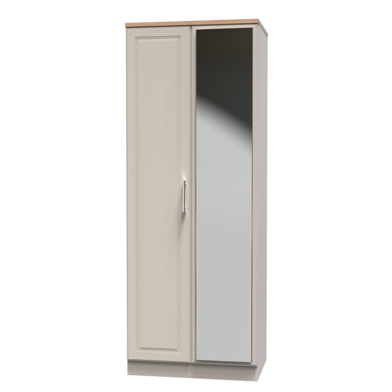 Aalysia Manufactured Wood Wardrobe, Kashmir Ash/Modern Oak