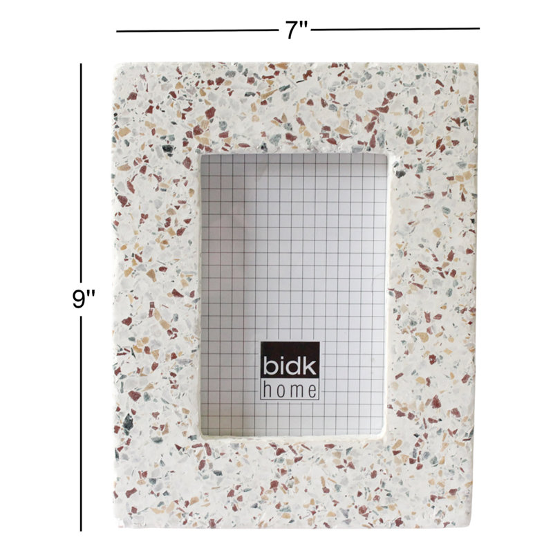 Balko Terrazzo Matte Picture Frame, 4" x 6"