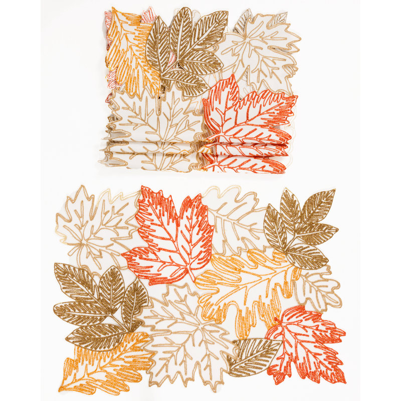 Ensemble 4 pièces de bout d’automne leave Schuster, Blanc