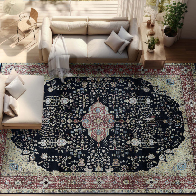 Ferrahan Wool Oriental Area Rug