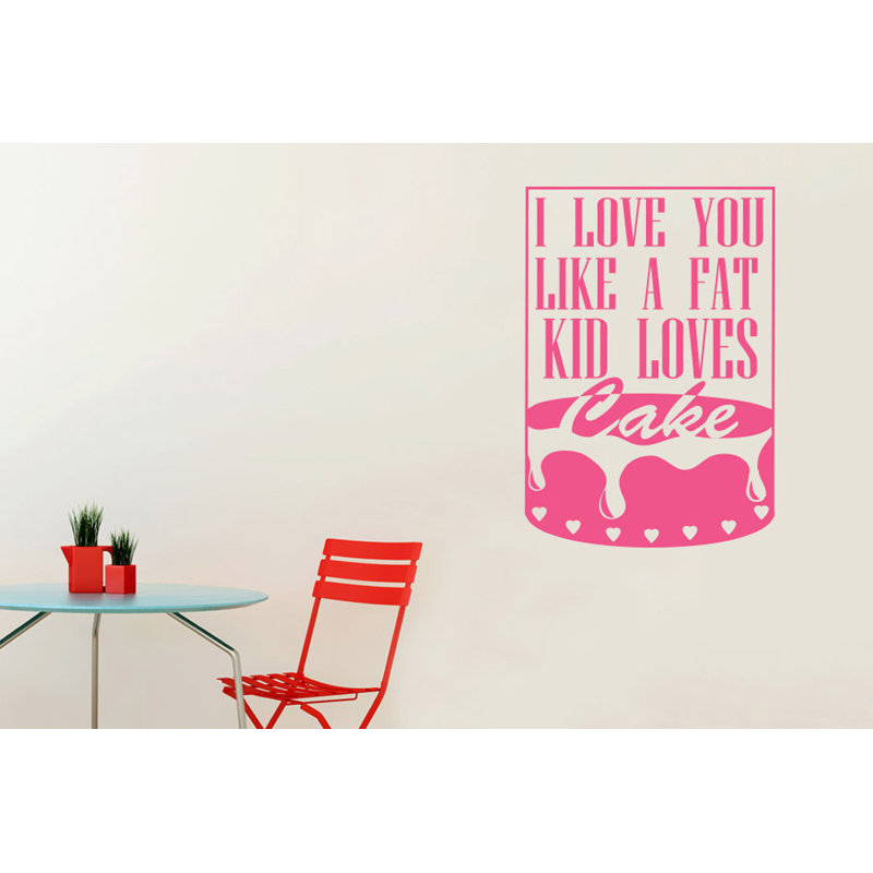 Non-Wall Damaging Wall Decal, Large, Pink
