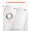 Doublure de rideau de douche 8G PEVA Doublure de douche 72 x 72 po pour douche de salle de bain