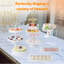 12-Piece Dessert Table Display Set In White Metal Cake Stand Set With Donut Stand