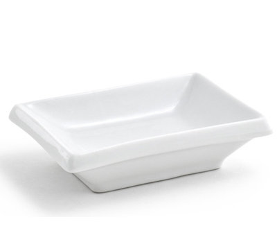 Desserte de condiment rectangulaire eurowhite