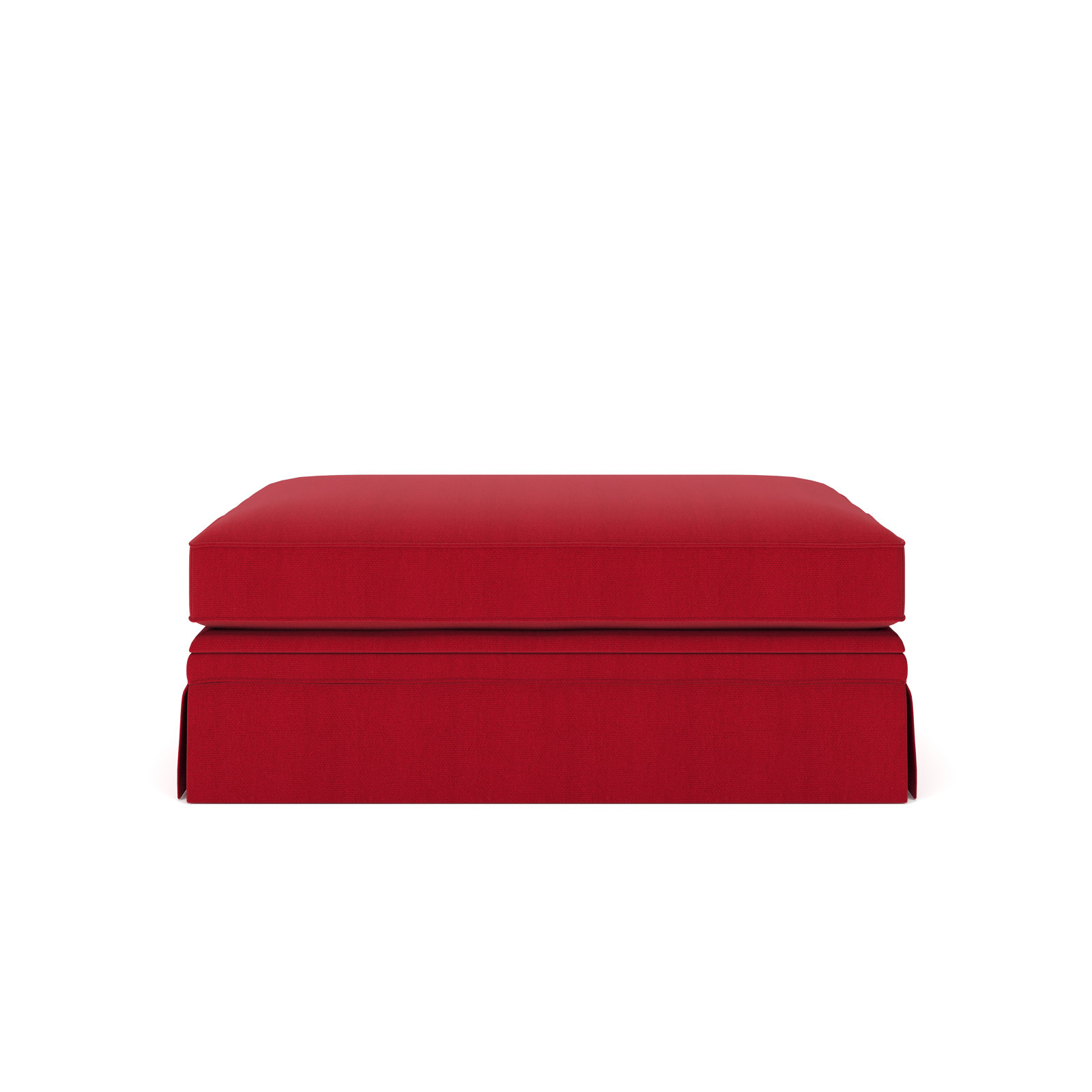 Shelby 47" Ottoman, Bayou Flame Canvas